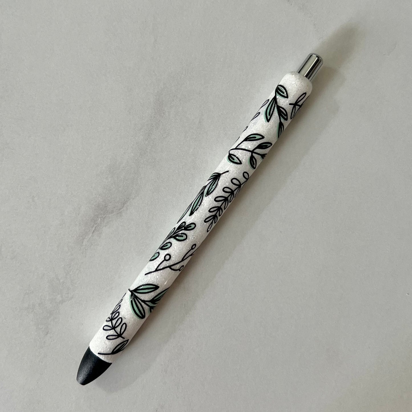 Leafy gel pen