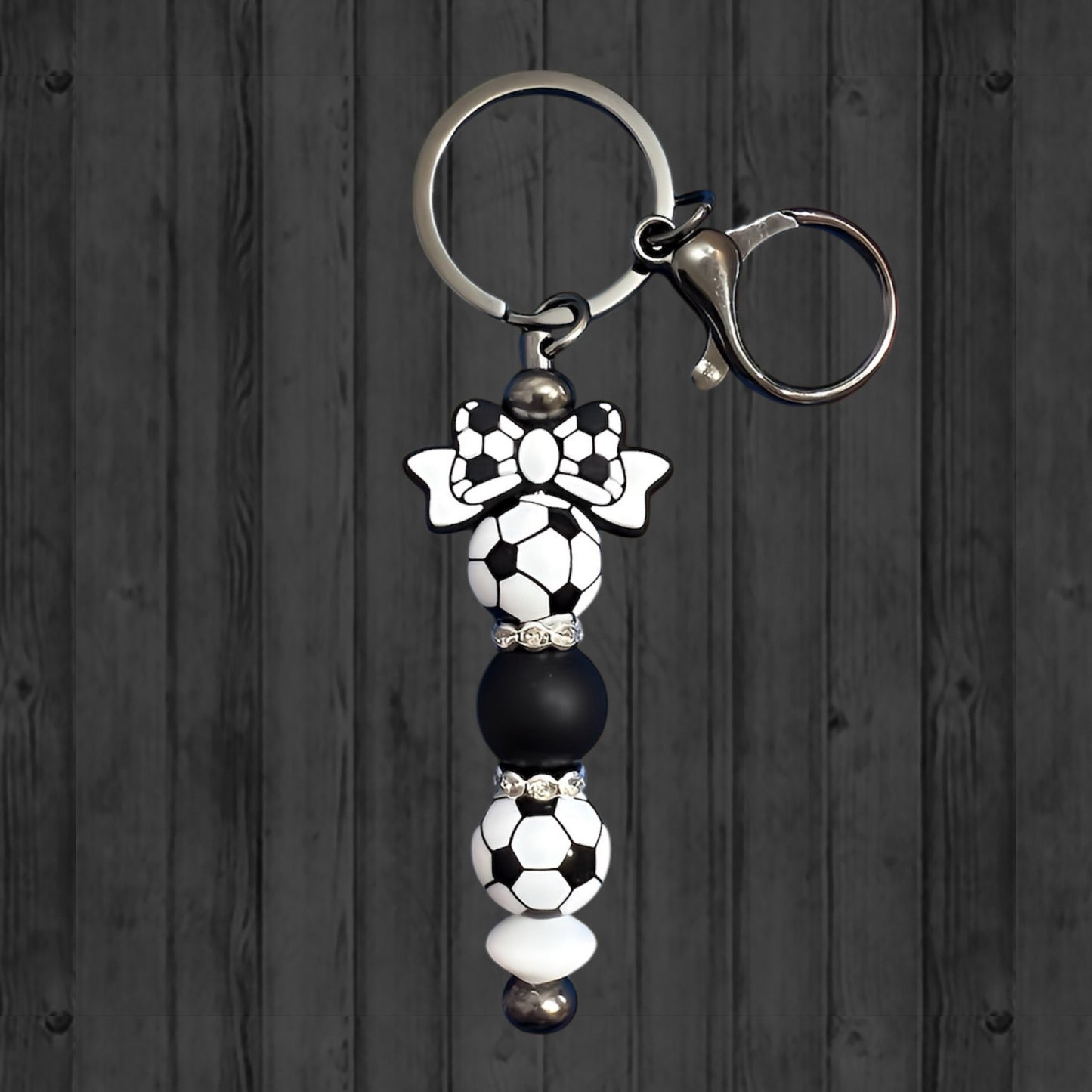 SOCCER bar keychain