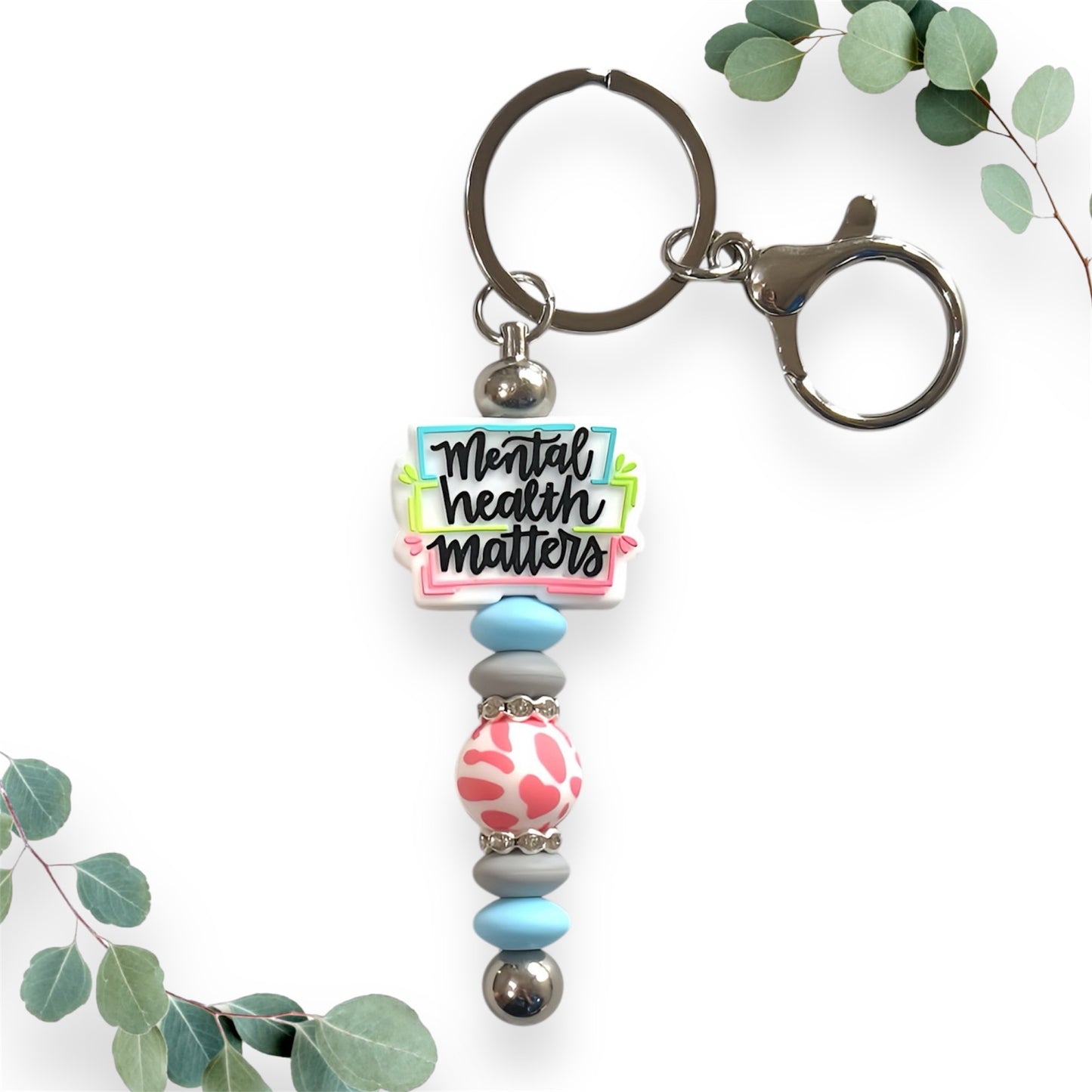 MENTAL HEALTH MATTERS bar keychain