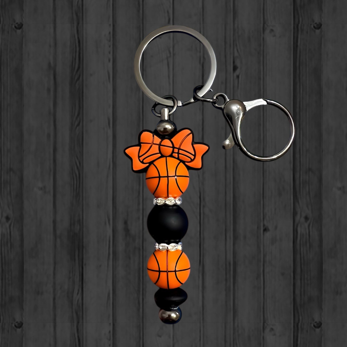 BASKETBALL bar keychain