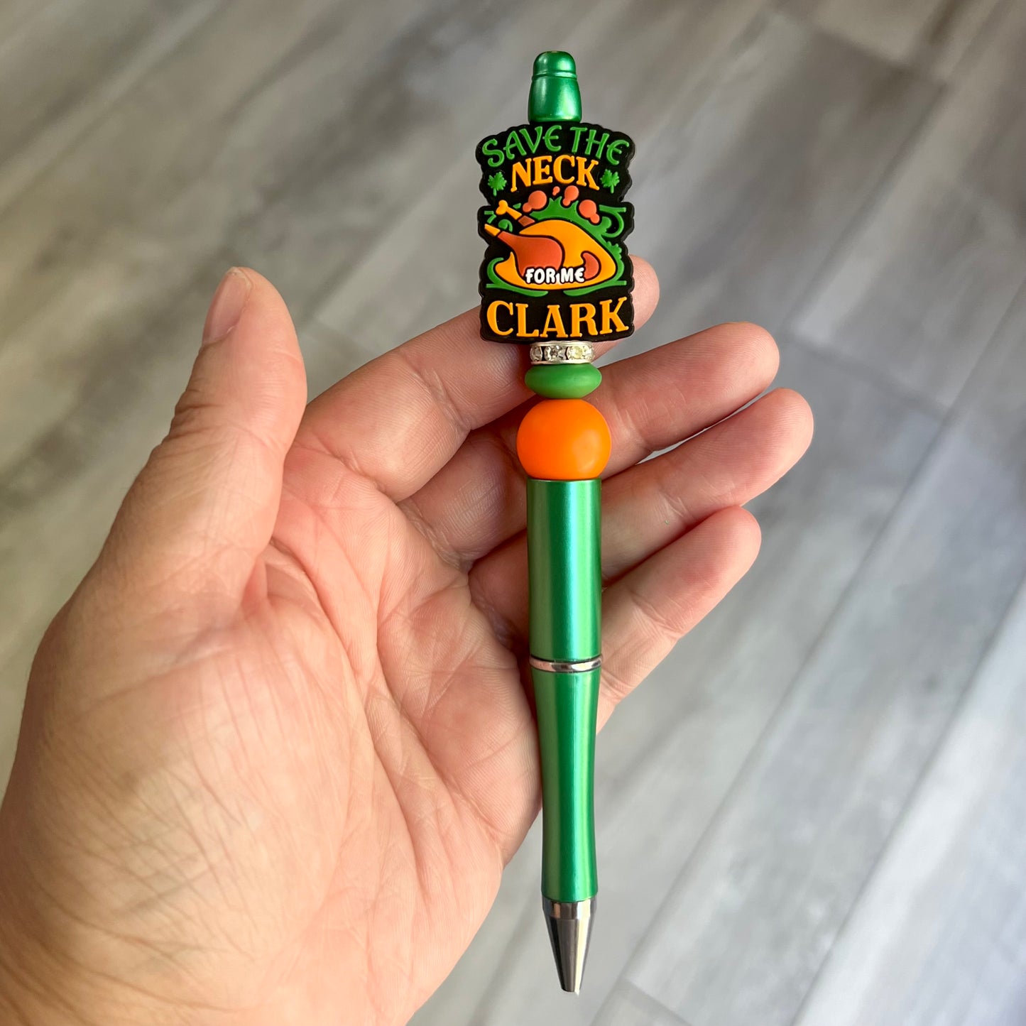 Save the neck for me Clark ~ refillable ballpoint pen
