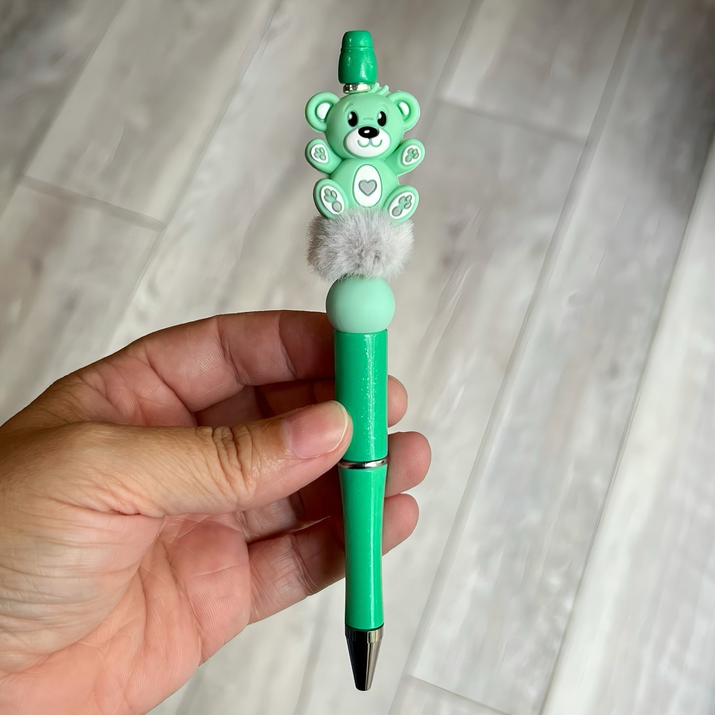 Aqua bear ~ refillable ballpoint pen