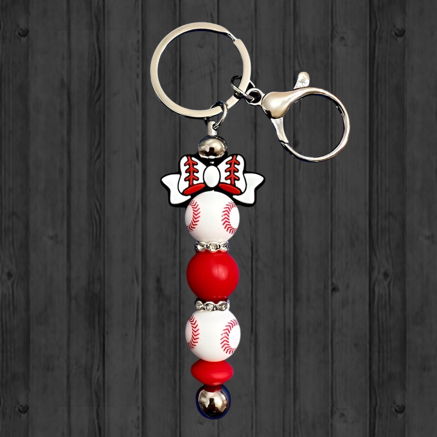 BASEBALL bar keychain