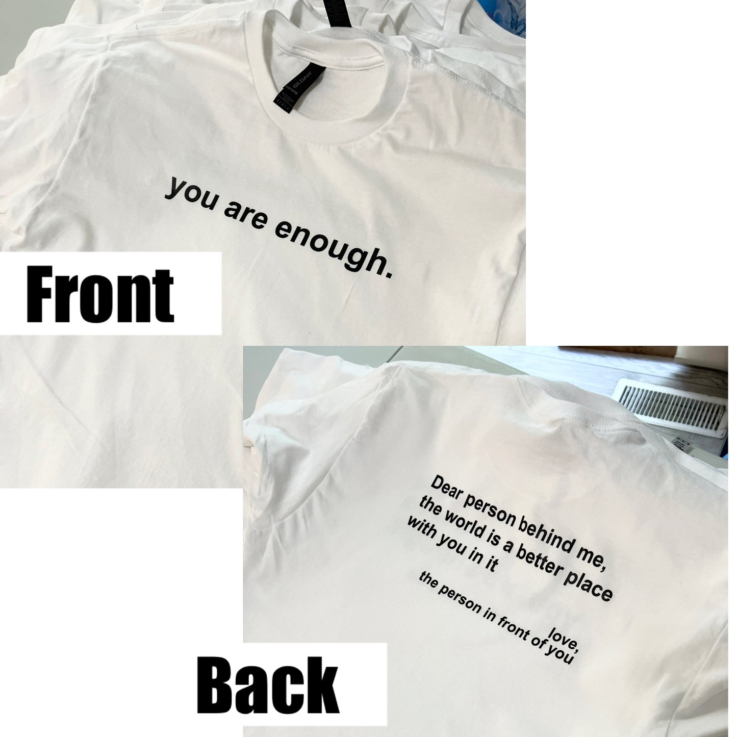 You are enough - short sleeve t-shirt