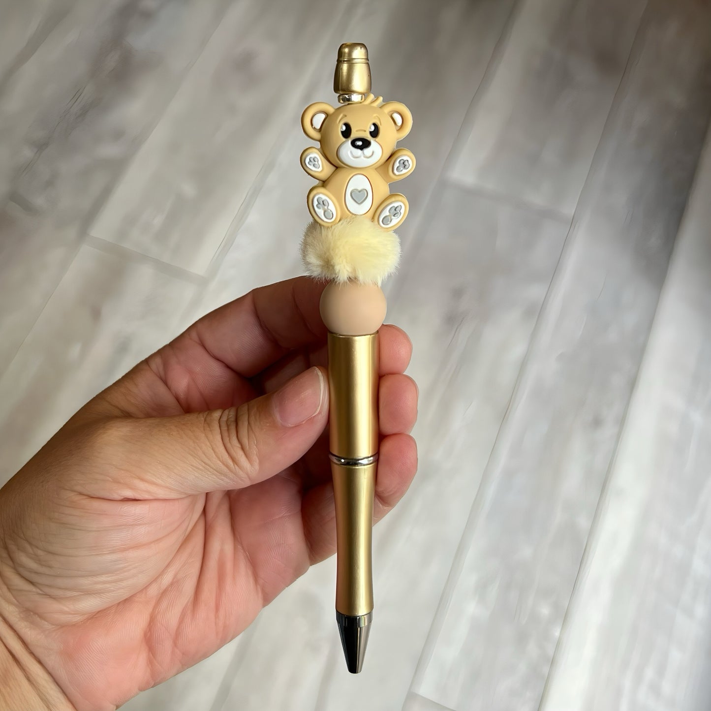 Brown bear ~ refillable ballpoint pen