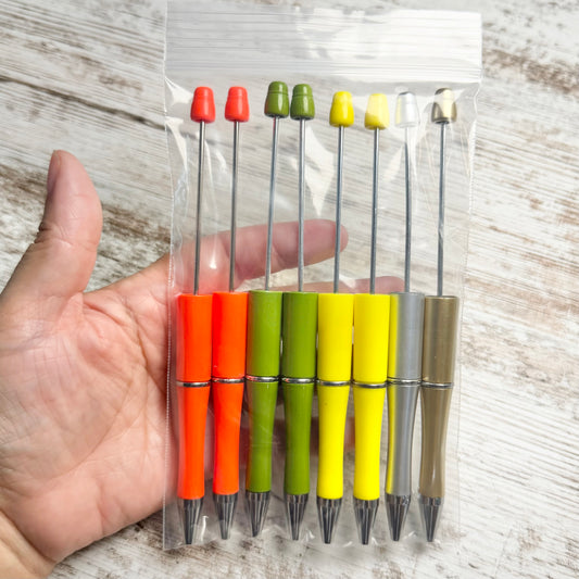 DESTASH PRICED - Ballpoint beadable pens (8 count)