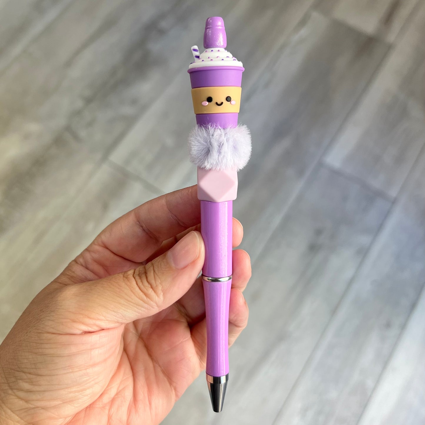 Purple sprinkle drink ~ refillable ballpoint pen
