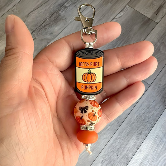 Can of Pumpkin ~ keychain