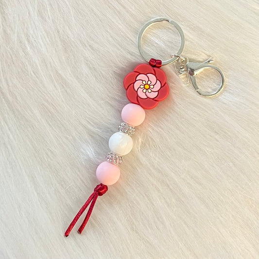 Retro Flower Keychain