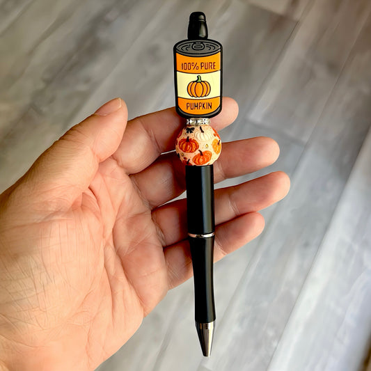 Can of Pumpkin ~ refillable ballpoint pen
