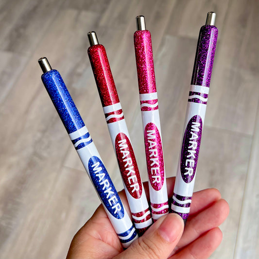 “Marker” gel pen